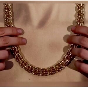 Bismark 25”/8mm Chain  gold plated 18K  NWOT